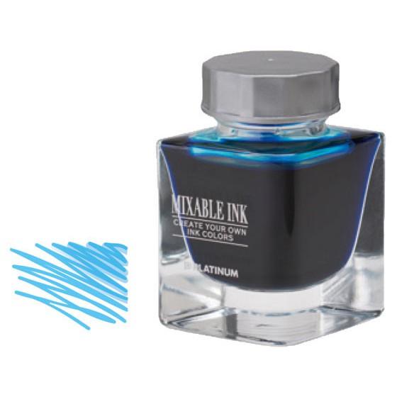 Hộp mực Platinum xanh dương 20ml Made in Japan dành cho bút mực, bút ký