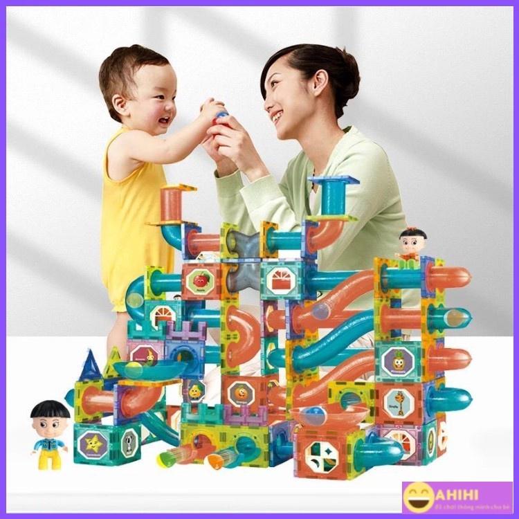 Đồ Chơi Xếp Hình Nam Châm Thế hệ Mới , Bộ Đồ Chơi Lắp Ghép Cao Cấp Cho Bé, Ráp Hình Mẫu mới nhất 2021 Ahihi