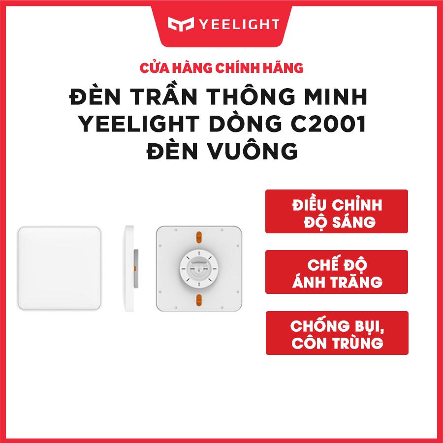 Đèn LED ốp trần thông minh Yeelight Ceiling Light C2001S500 50W, hình vuông, hỗ trợ Homekit