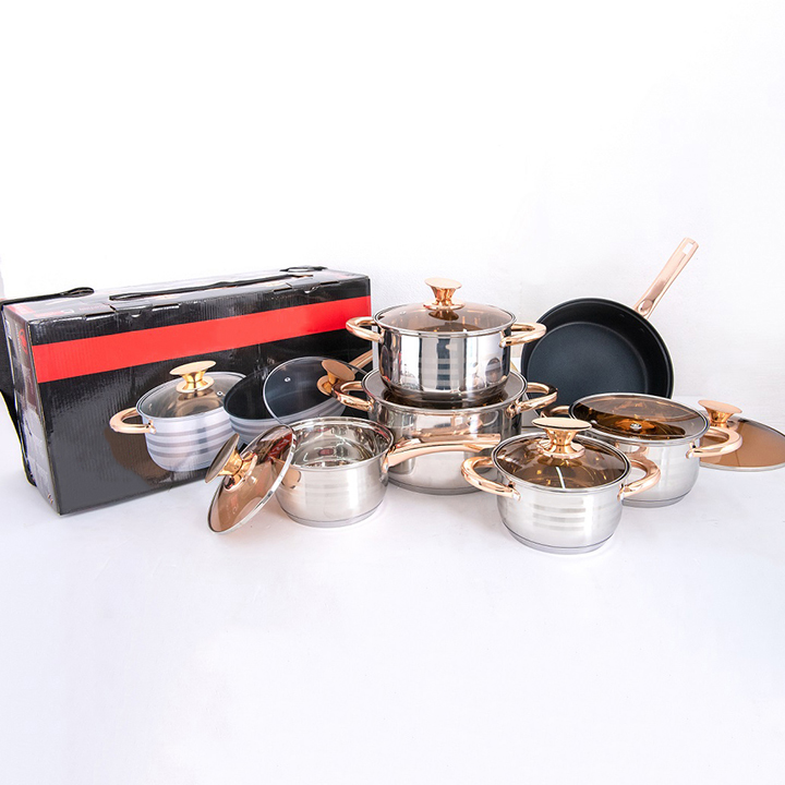 Bộ nồi cao cấp 6 món chất liệu bền bỉ công nghệ Đức