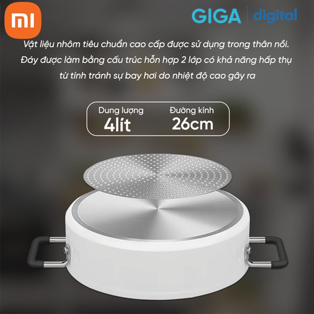 Nồi/Xoong bếp từ Xiaomi MiJia GJT02CM - Hàng Chính Hãng