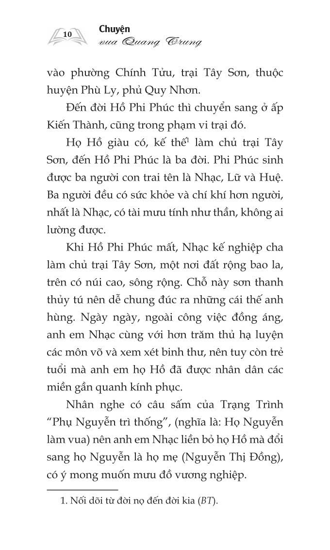 Chuyện Vua Quang Trung - bản in 2024