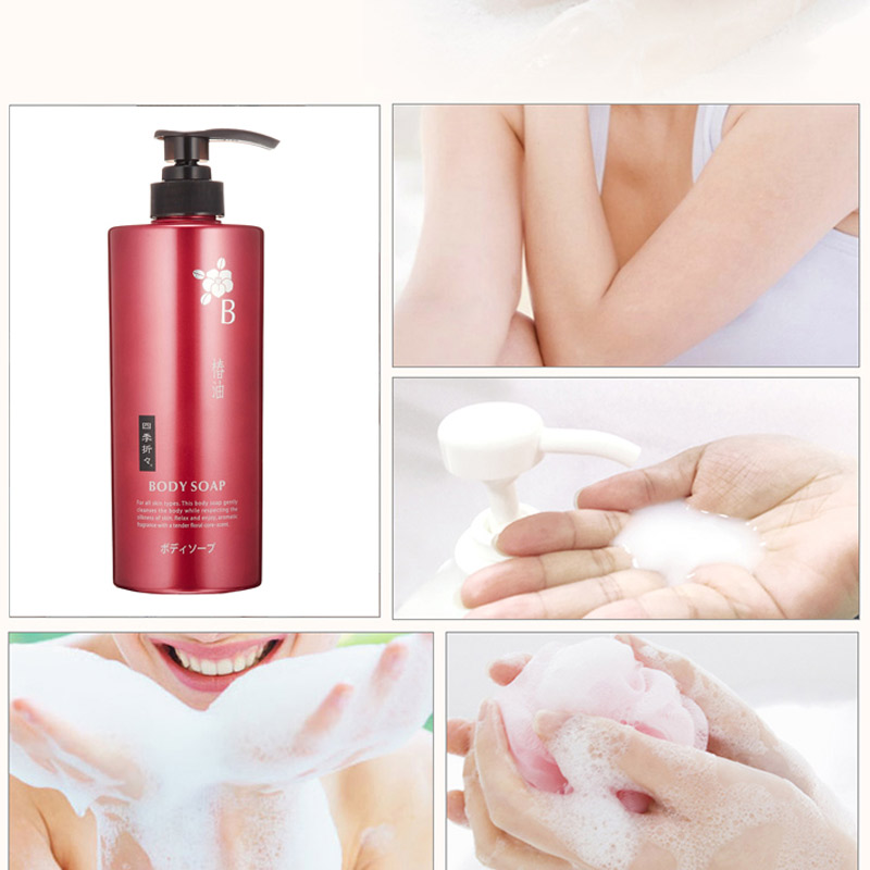 Sữa Tắm Shikioriori Body Soap Chiết Xuất Hoa Trà (600mL)