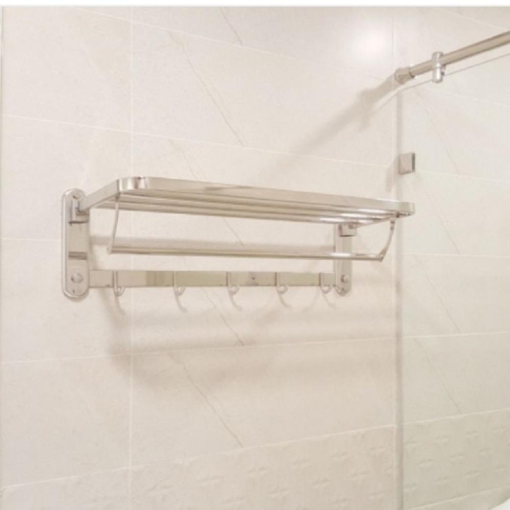 Giá Vắt Khăn Nhà Tắm Inox 304 Cao Cấp Sáng Bóng - Giá Vắt Khăn 2 Tầng Tiện Lợi - CH Hương Thị Miễn Phí Vận Chuyển