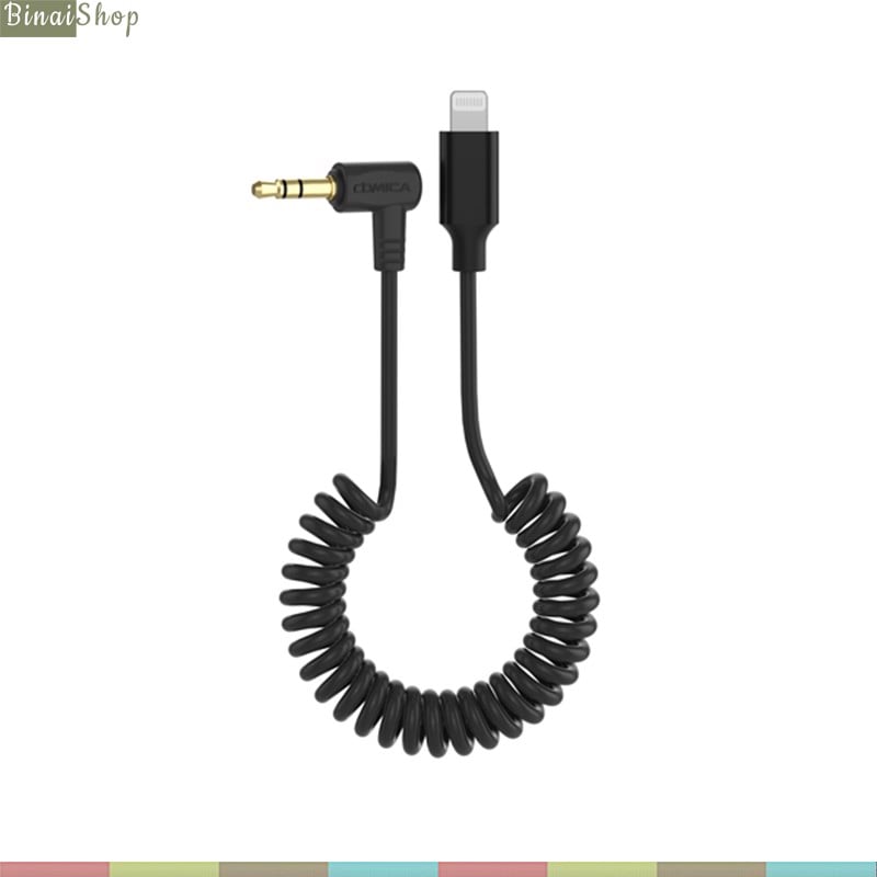 Comica CVM-D-MI - Cáp Chuyển Đổi Âm Thanh 3.5mm TRS To IOS - Hàng chính hãng