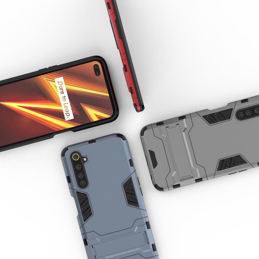Ốp lưng cho Realme 6 Pro IRON MAN chống sốc bảo vệ viền và camera kèm chống xem video tiện lợi