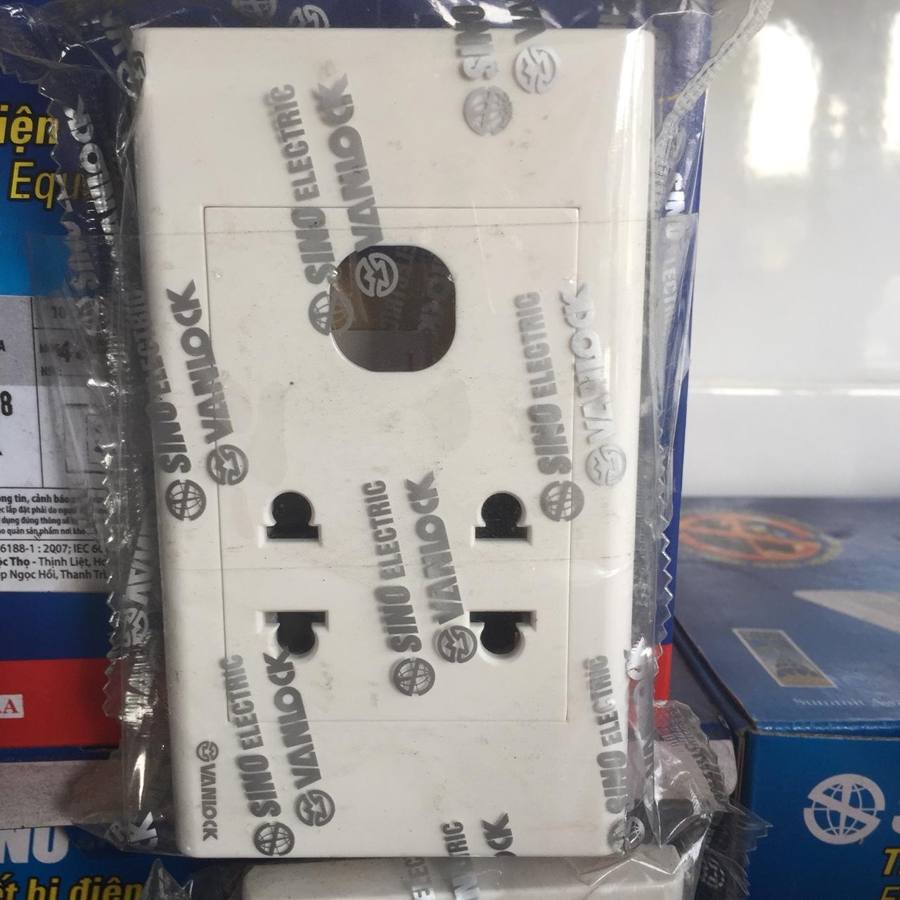 Ổ cắm điện ổ cắm âm tường ổ cắm nổi ổ cắm 1 lỗ 2 ổ cắm Sino Vanlock