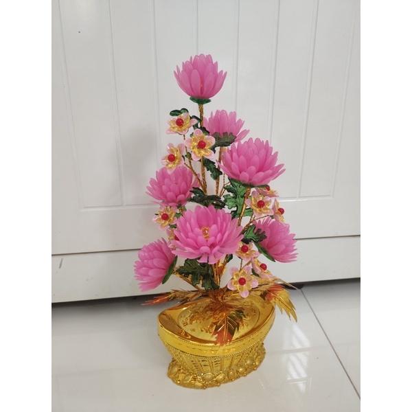 Chậu hoa để bàn cao 45cm
