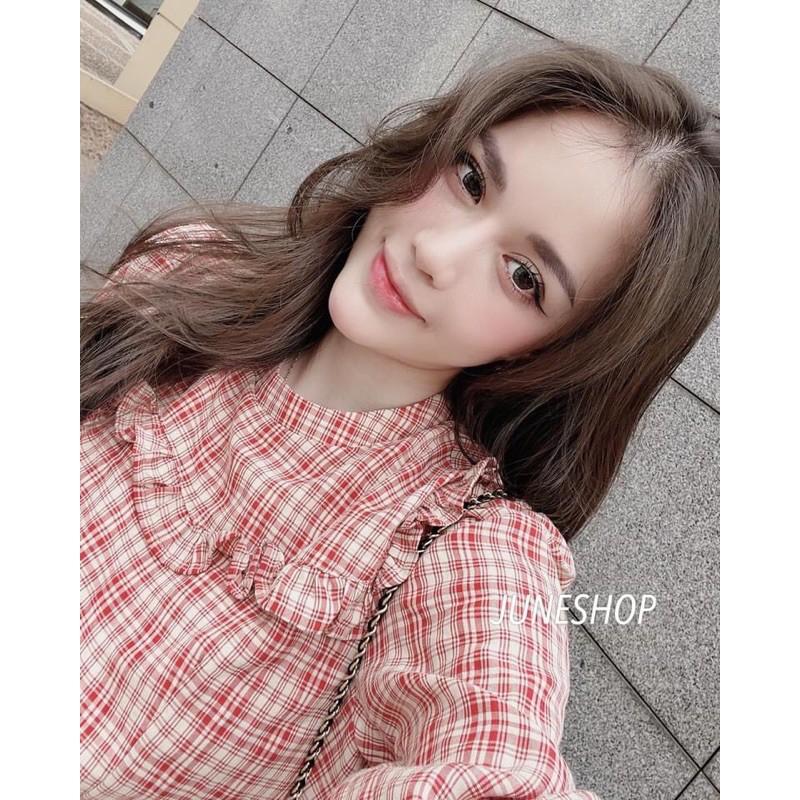 Bán sỉ áo sơ mi kẻ bèo cổ chun tay