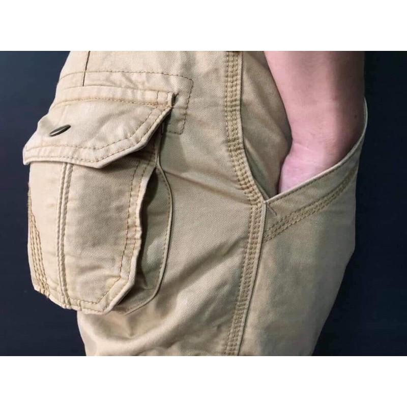 Quần kaki nam lửng túi hợp