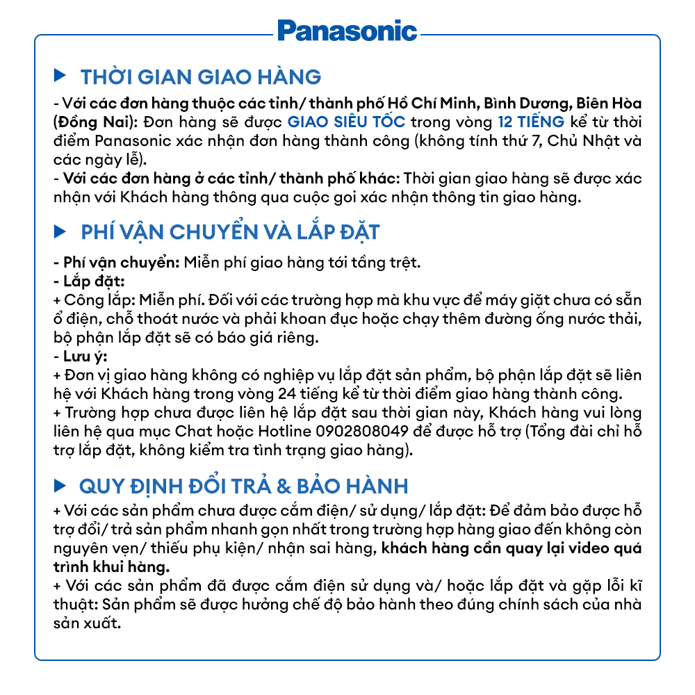 Máy Giặt Cửa Trước Panasonic 10 Kg NA-V10FC1LVT - Diệt khuẩn đến 99.99% - Tính năng sấy tiện ích - Hàng Chính Hãng - Giao Toàn Quốc
