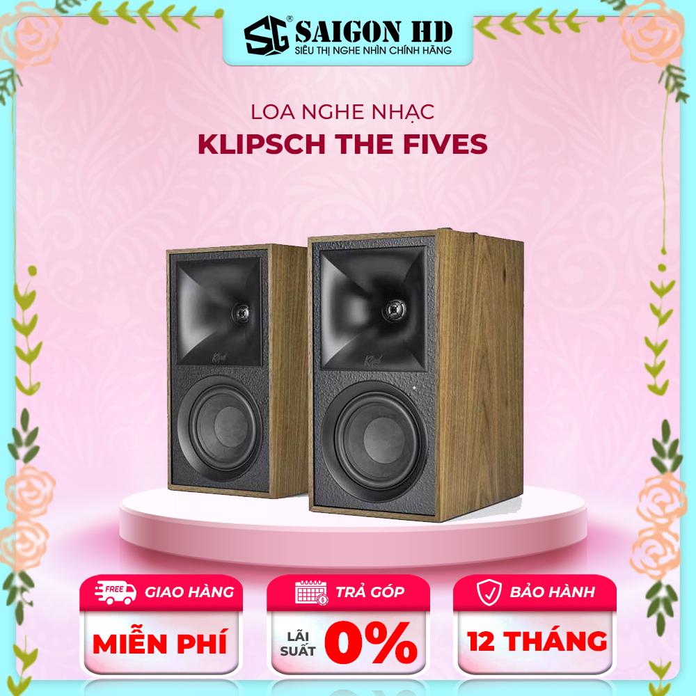 Loa Bookshelf Klipsch The Fives - Loa Bluetooth không dây HÀNG CHÍNH HÃNG