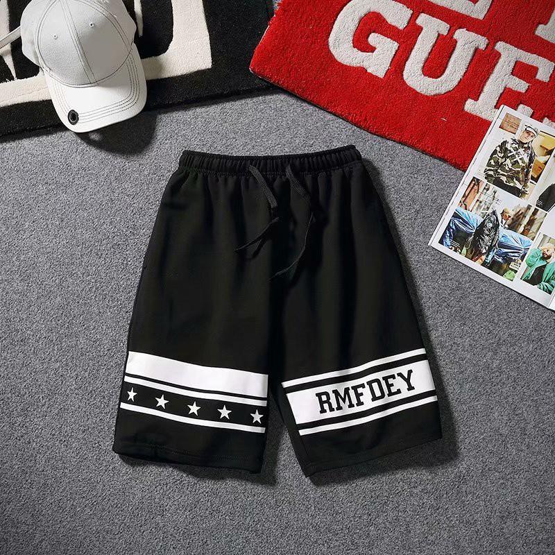 Quần short thể thao ống rộng in hình ngôi sao thời trang mùa hè dành cho nam