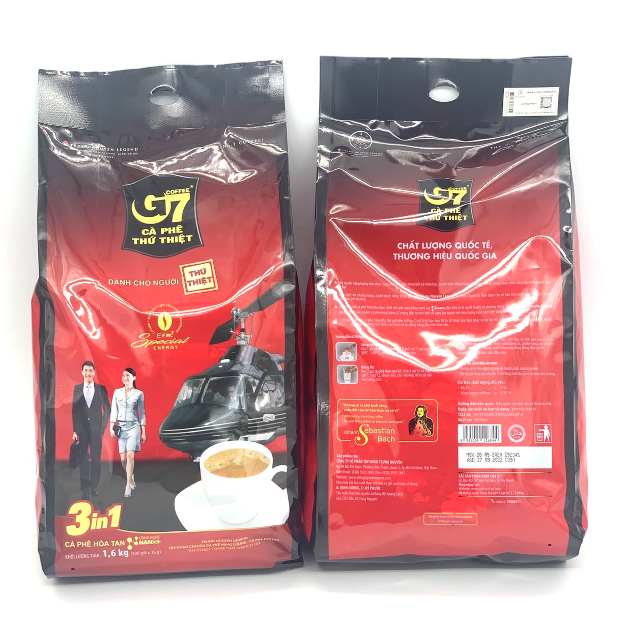 Cà Phê Sữa G7 3in1 Trung Nguyên (100 Gói) - (Giao Ngẫu Nhiên)