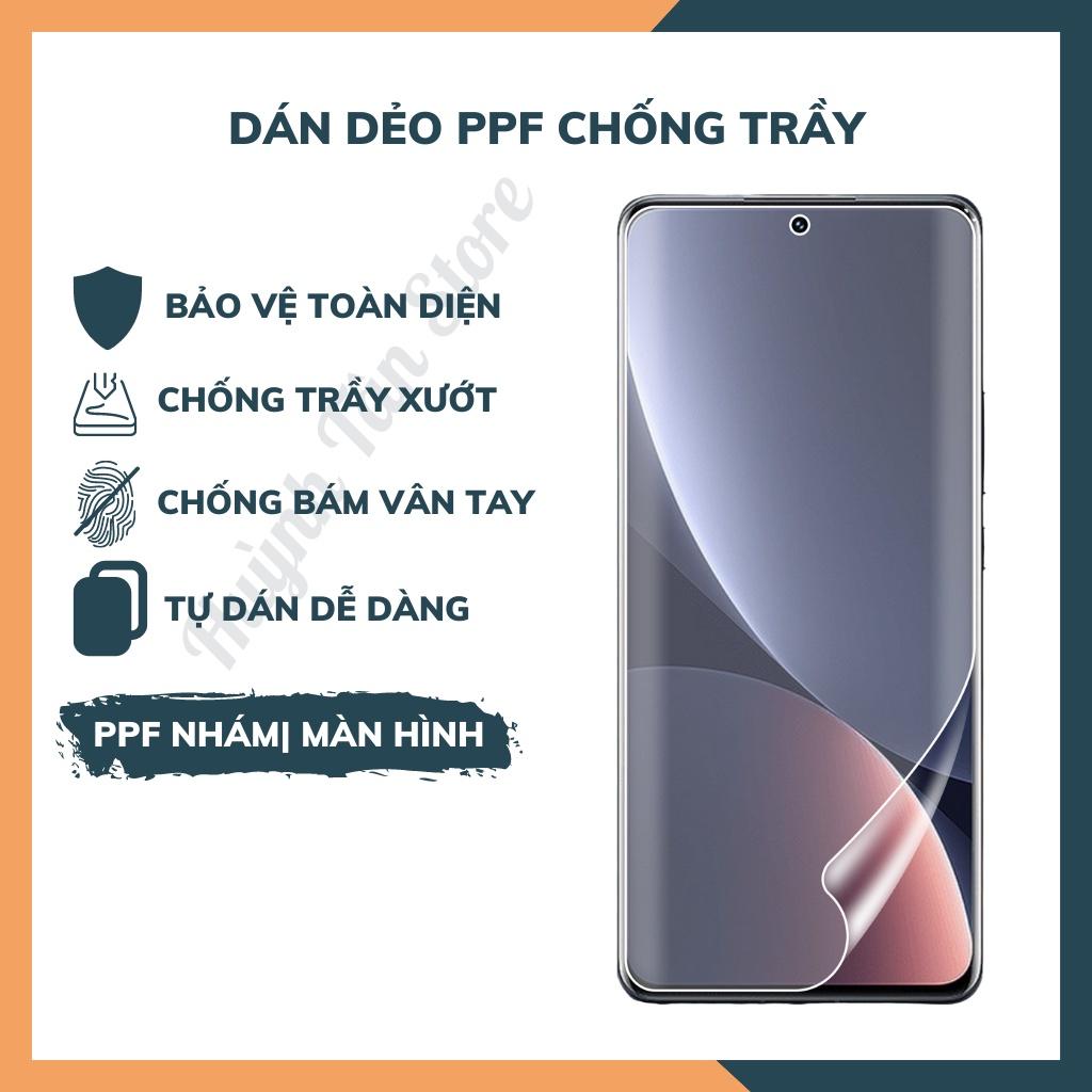 dán dẻo ppf mi 12 ,mi 12X, mi 12 pro 5g trong suốt hoặc nhám, chống trầy xướt, giữ nguyên vẻ đẹp