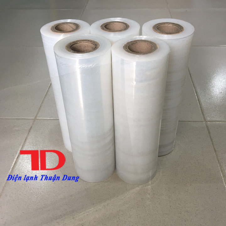 Màng pe quấn hàng khổ 25cm x 800gr, màng quấn pallet