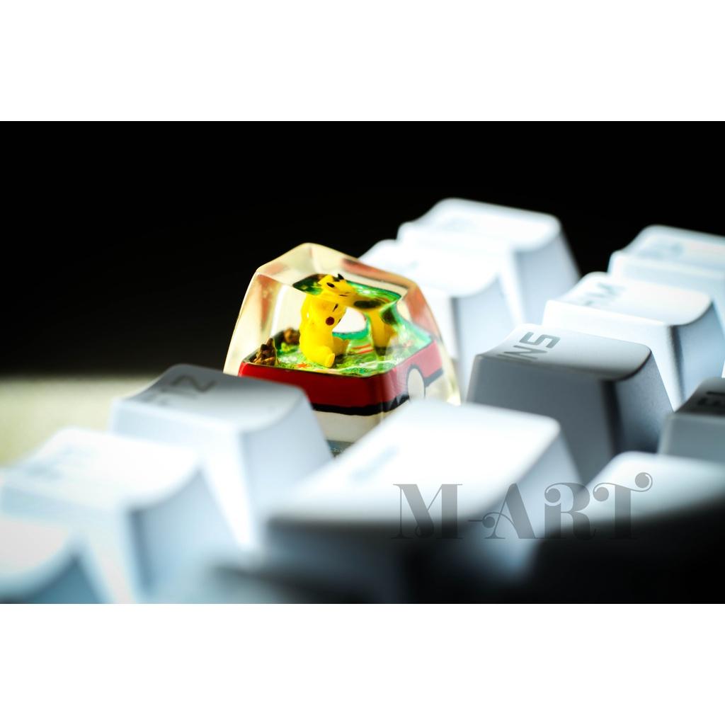 Nút dành cho bàn phím cơ resin Pokemon Pikachu siêu dễ thương - Pikachu Pokemon Keycaps