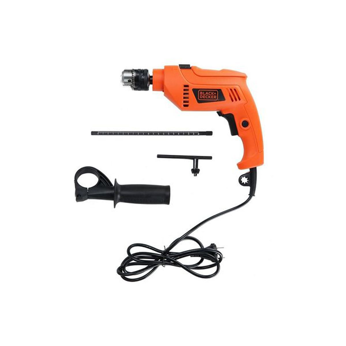 Máy Khoan Động Lực Black&Decker HD555KMPR-B1 (550W) - Kèm Set Vali 100 Chi Tiết (New 2017)