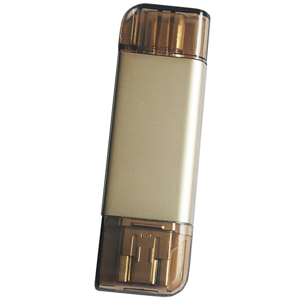 3 in 1 USB Type C/USB/Micro USB TF SD Memory Card Reader OTG Adapter