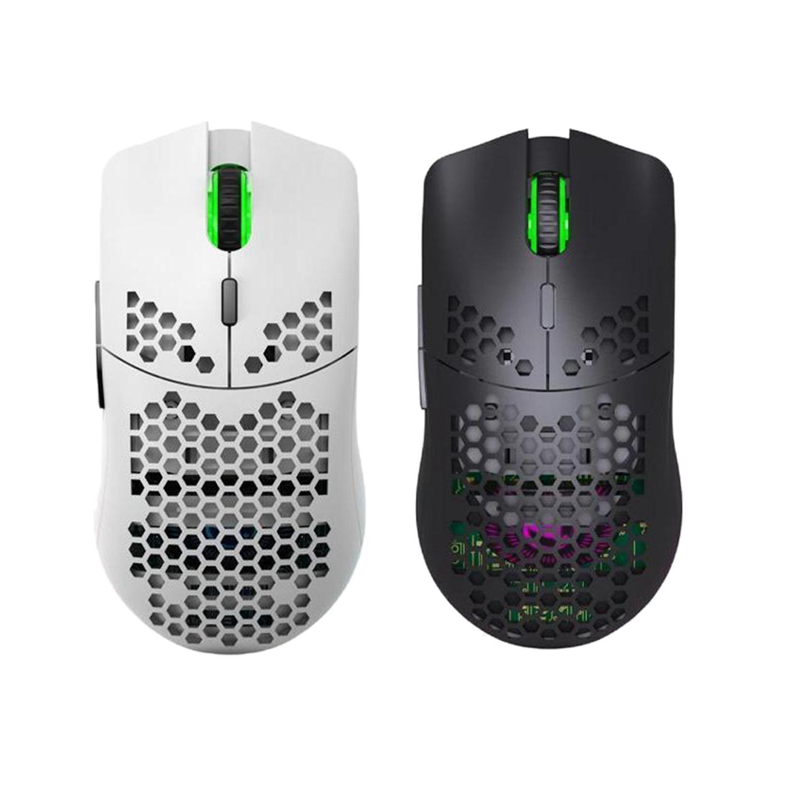 Gaming Mouse Rechargeable 7 RGB Backlit Colors 3200DPI for Office PC