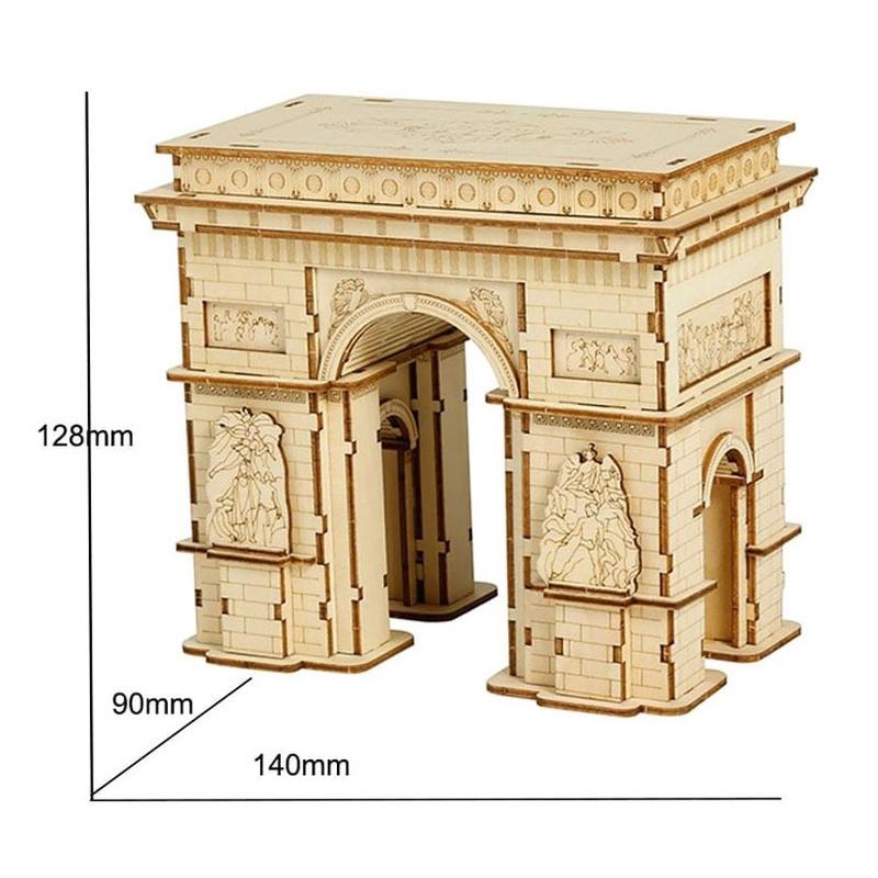 Đồ Chơi Lắp Ráp Bằng Gỗ 3D  Mô Hình Khải Hoàn Môn Arc De Triomphe