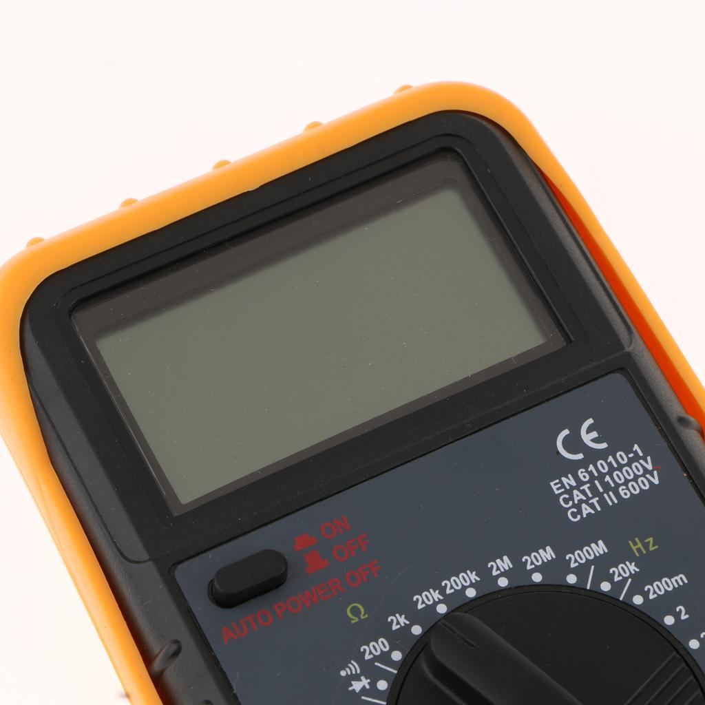Handheld LCD Digital Voltmeter Ammeter Ohm Multimeter Volt AC Tester Meter