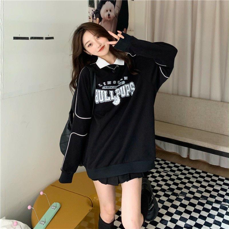 Áo Polo khoá cổ bẻ BULL phong cách Ulzzang Hàn Quốc Áo thun dài tay phong cách cá tính CoolZ C009