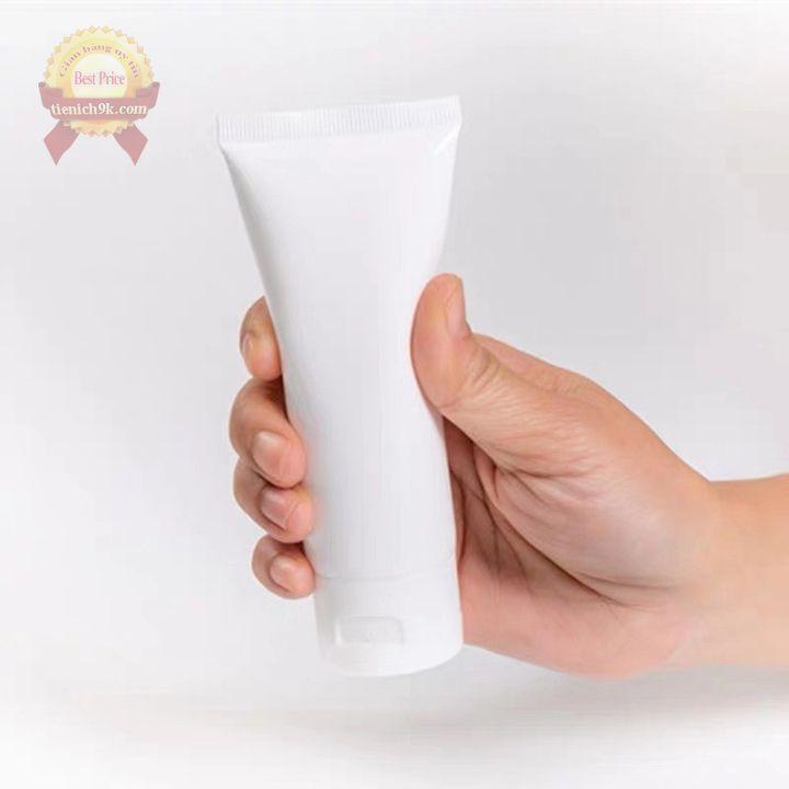 Chai Tuýp nhựa chiết kem đựng mỹ phẩm màu trong và trắng nhựa PP cao cấp an toàn | Lọ chiết 50ml 100ml 10ml 20ml 30ml