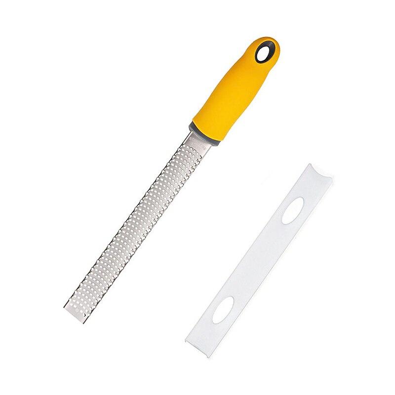 Citrus Lemon Zester & Cheese Grater-Parmesan Cheese, Lemon, Ginger, Garlic, Nutmeg, Chocolate, Vegetables, Fruits, kitchen tools