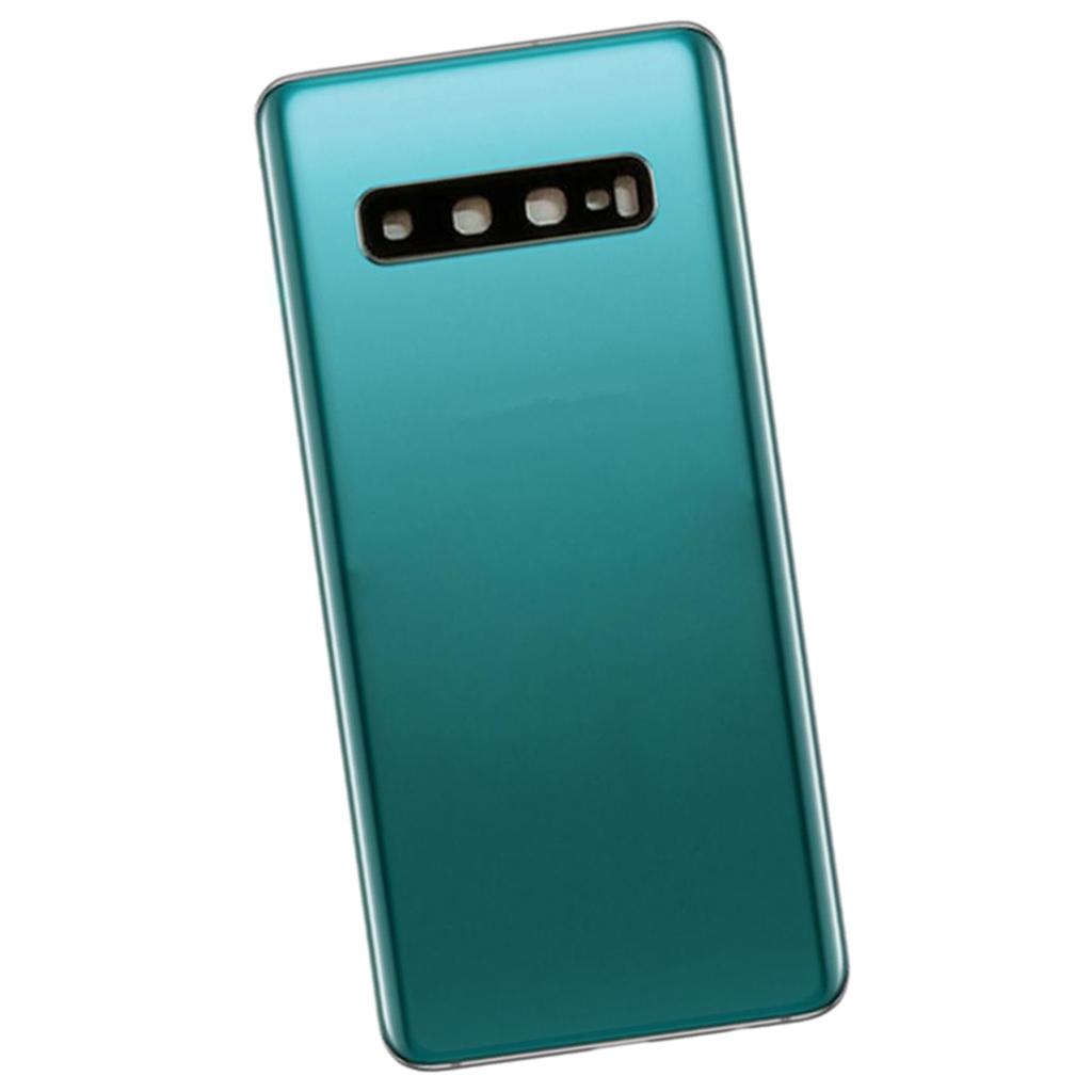 Lưng Thay Thế Kính ửa Sau Lắp Ống Kính Máy Ảnh Và Khung dụng ụ Tháo Lắp & Keo Cho Samsung Galaxy S10+ Plus