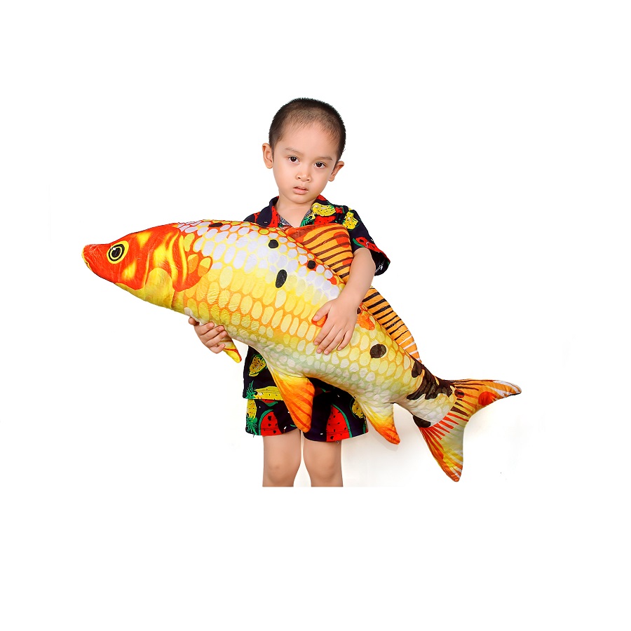 Gấu bông cá chép 3D siêu đẹp size 90cm