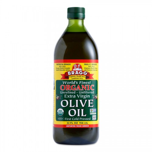 Dầu Olive Ép Lạnh Hữu Cơ Bragg 473ml - Extra Virgin Olive Bragg 473ml