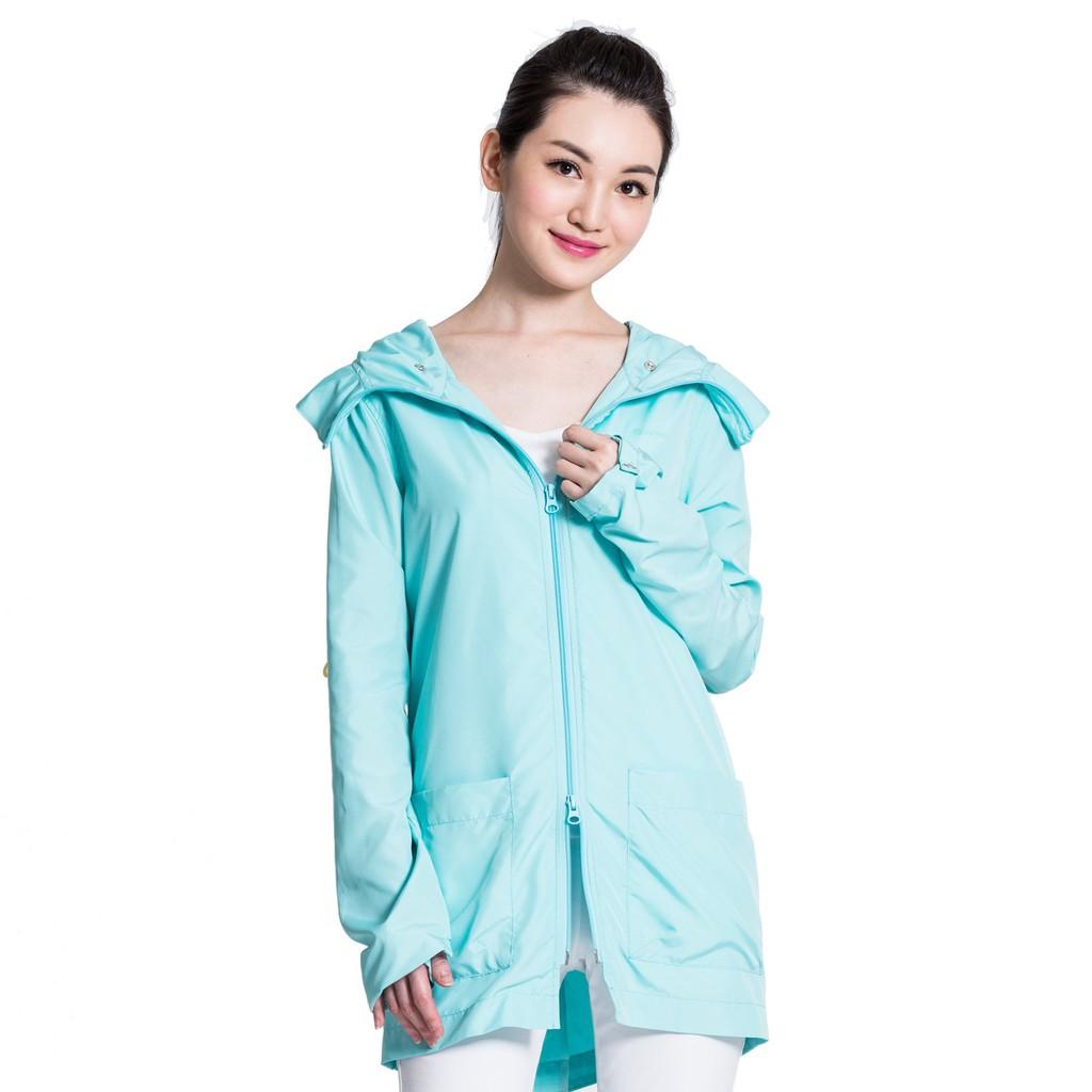 Áo khoác chống nắng nữ dáng dài UPF50+ vải tính năng chống thấm UV100 AA41181