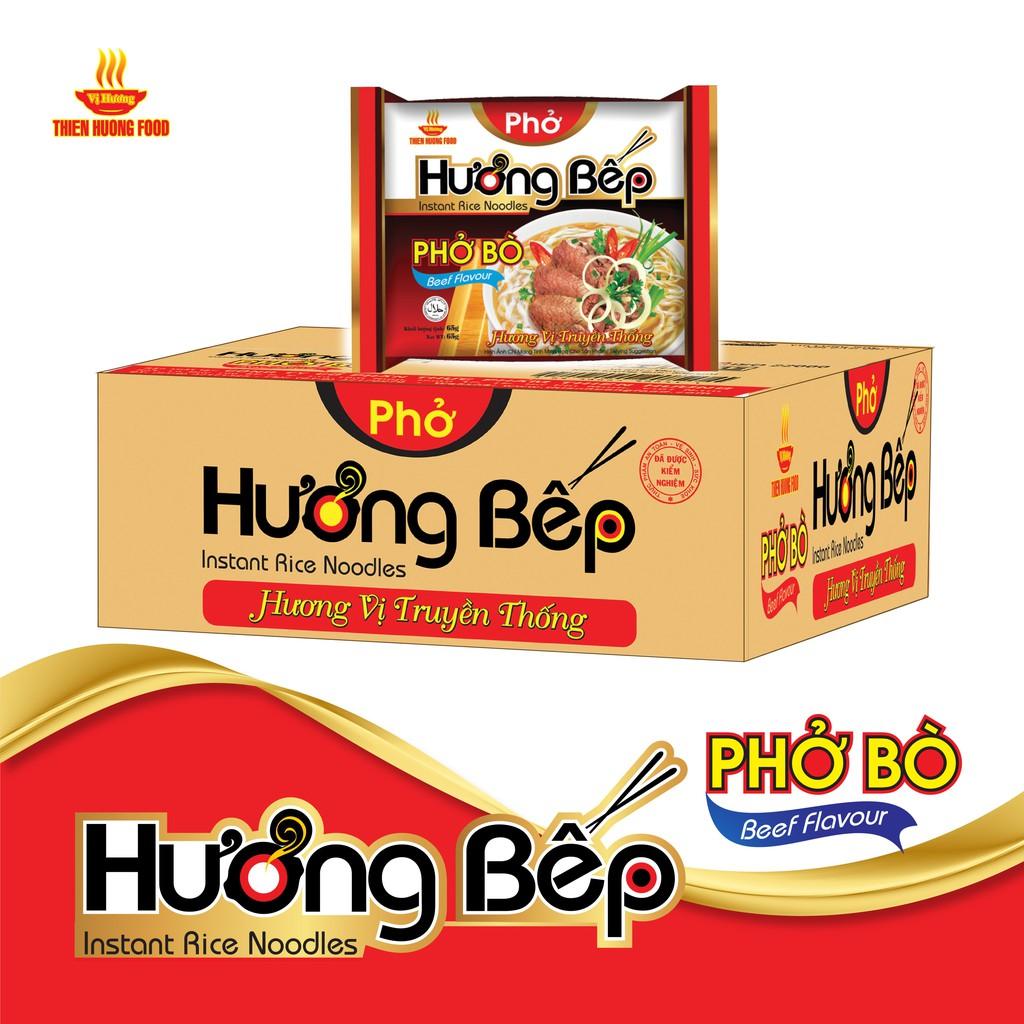 Thùng 30 gói Phở Bò Hương Bếp 65g/gói