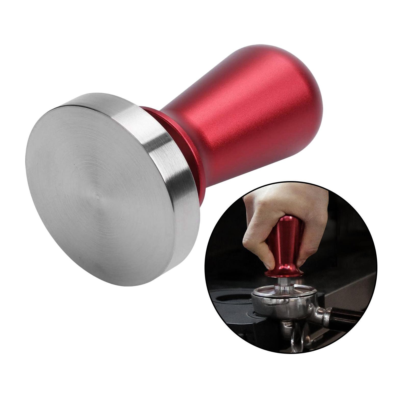 2x Barista Coffee Tamper Coffee Bean Hand Press Flat Base 57.5MM Coffee Machine Coffee Leveler Home