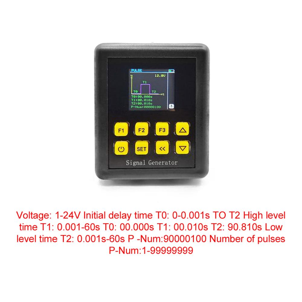 Multifunctional Handheld Signal Generator PWM Pulse Signal Source Sine and Trianglar Waves Modes Adjustment 0-20mA Current 0-10V Voltage Adjustable Device