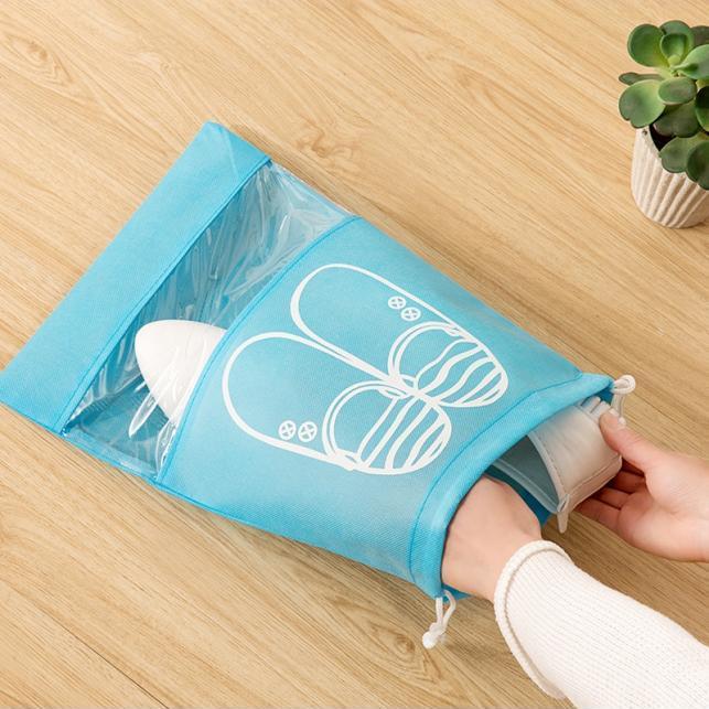 Combo 2 túi đựng giầy dây rút chống thấm tốt giao màu ngẫu nhiên GR001