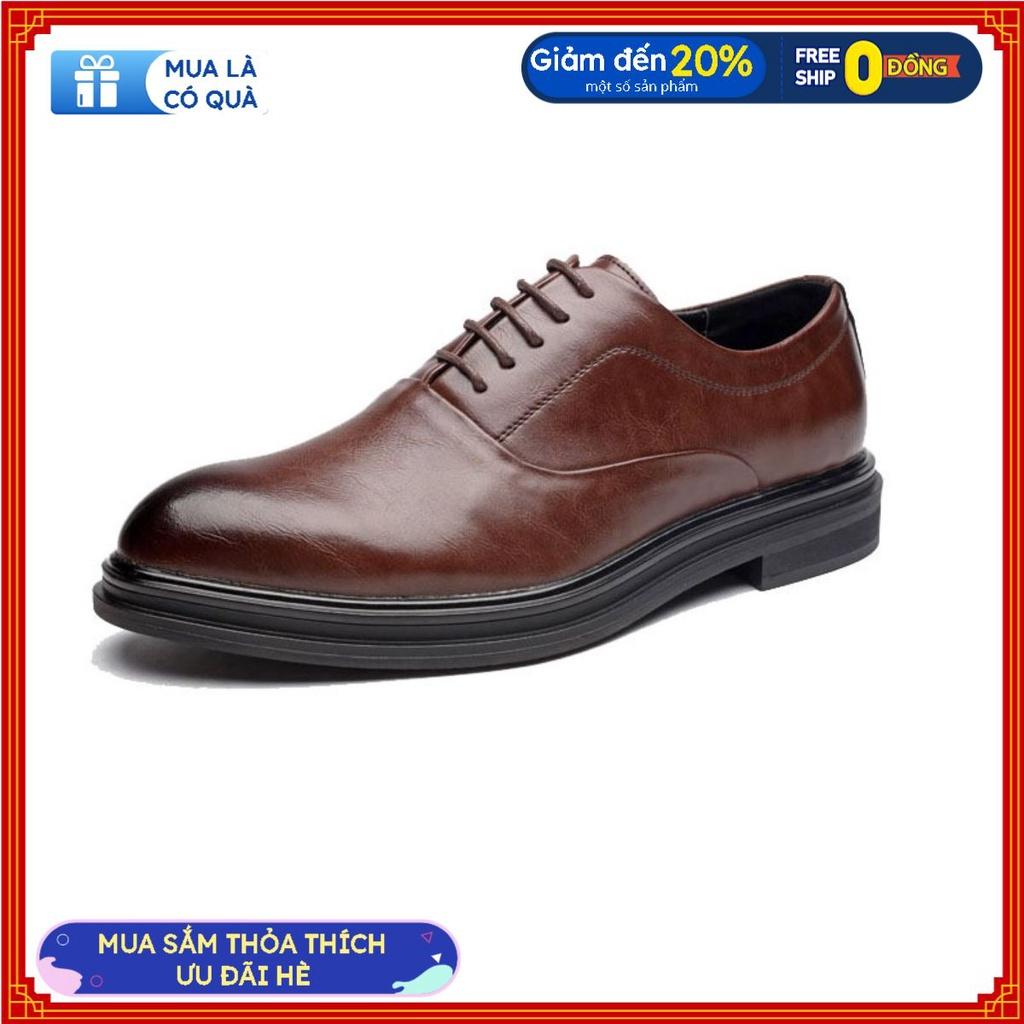 Giày Tây Oxford SCL Brown