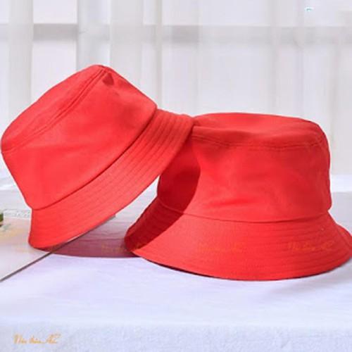 NVT01 Nón, mũ Bucket tai bèo Vành Trơn, phong cách bán vé số, thời trang cap cấp, chất vải cotton rộng vành