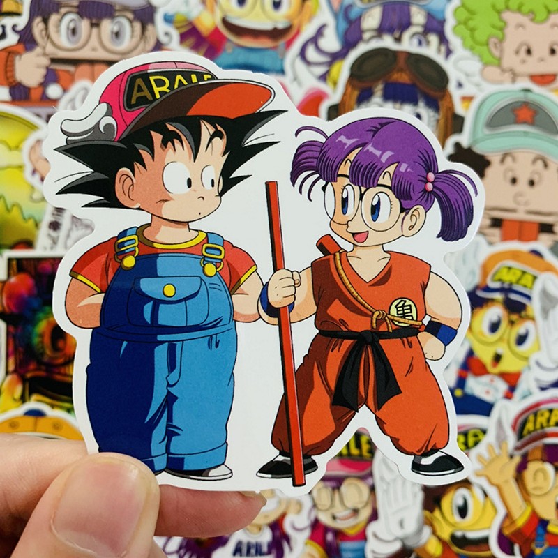 Sticker 24 miếng hình dán Arale