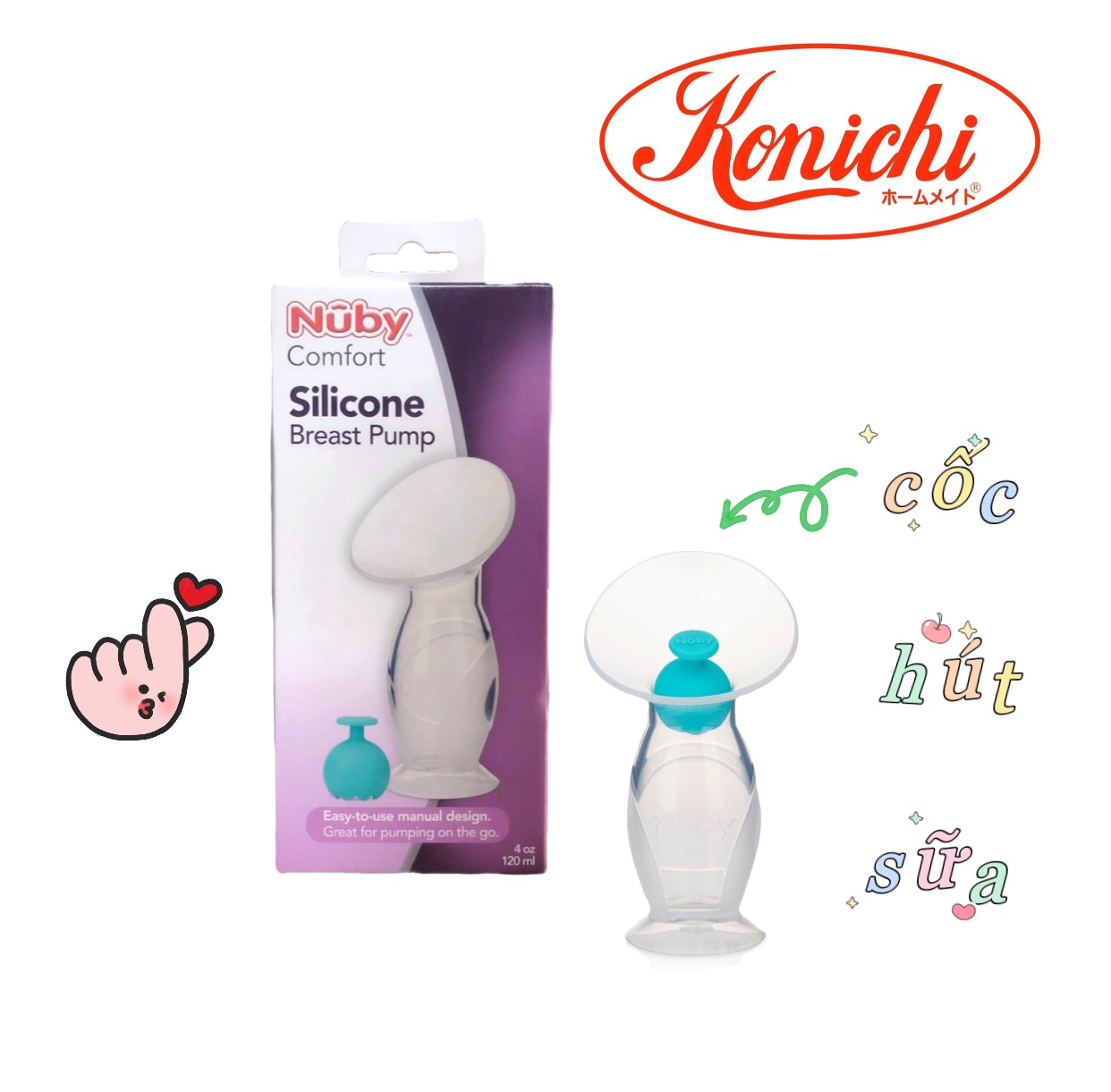 Cốc hứng sữa / hút sữa bằng Silicone cao cấp