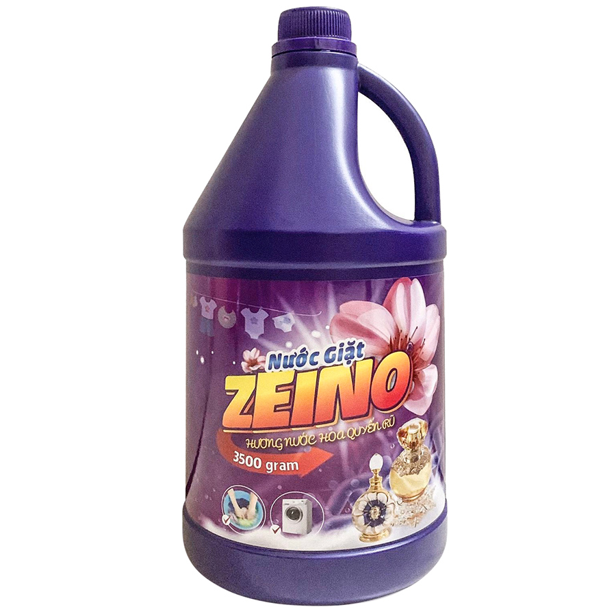 Nước Giặt Hương Nước Hoa Quyến Rũ Zeino 3.5L