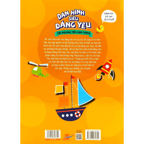 Dán Hình Siêu Đáng Yêu - Các Phương Tiện Giao Thông