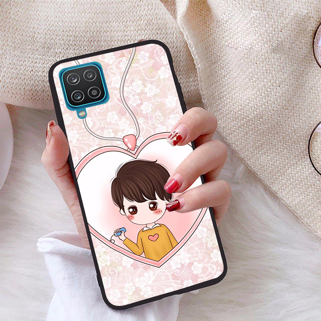 Ốp lưng dành cho Samsung Galaxy A12 viền dẻo TPU Bộ sưu tập ốp đôi - Hàng chính hãng