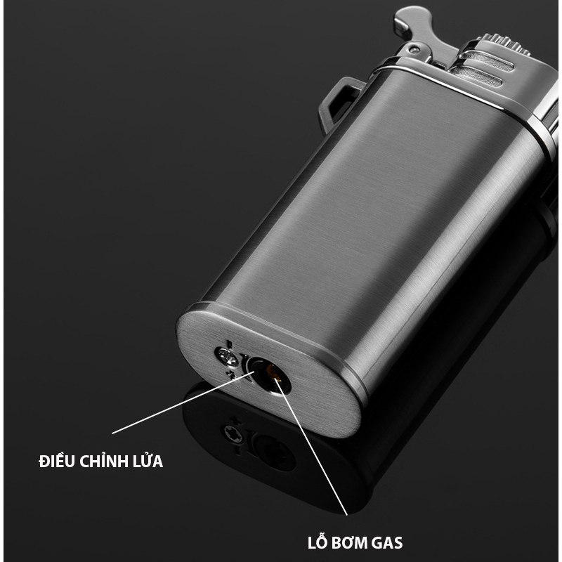 Bật Lửa Khè Rảnh Tay Chief CF220A Bóng Trơn - Xài Gas
