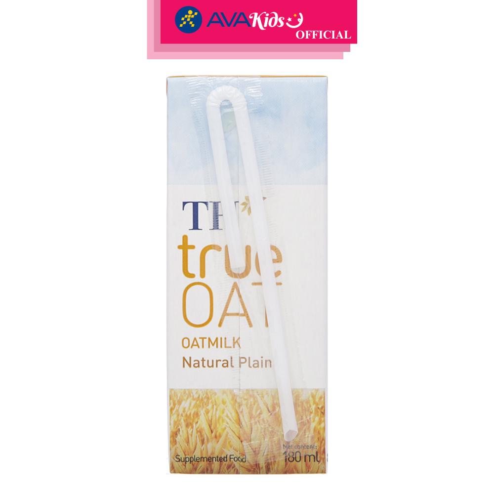 Lốc 4 hộp sữa yến mạch TH true Oat 180 ml (từ 1 tuổi) - Hàng Chính Hãng