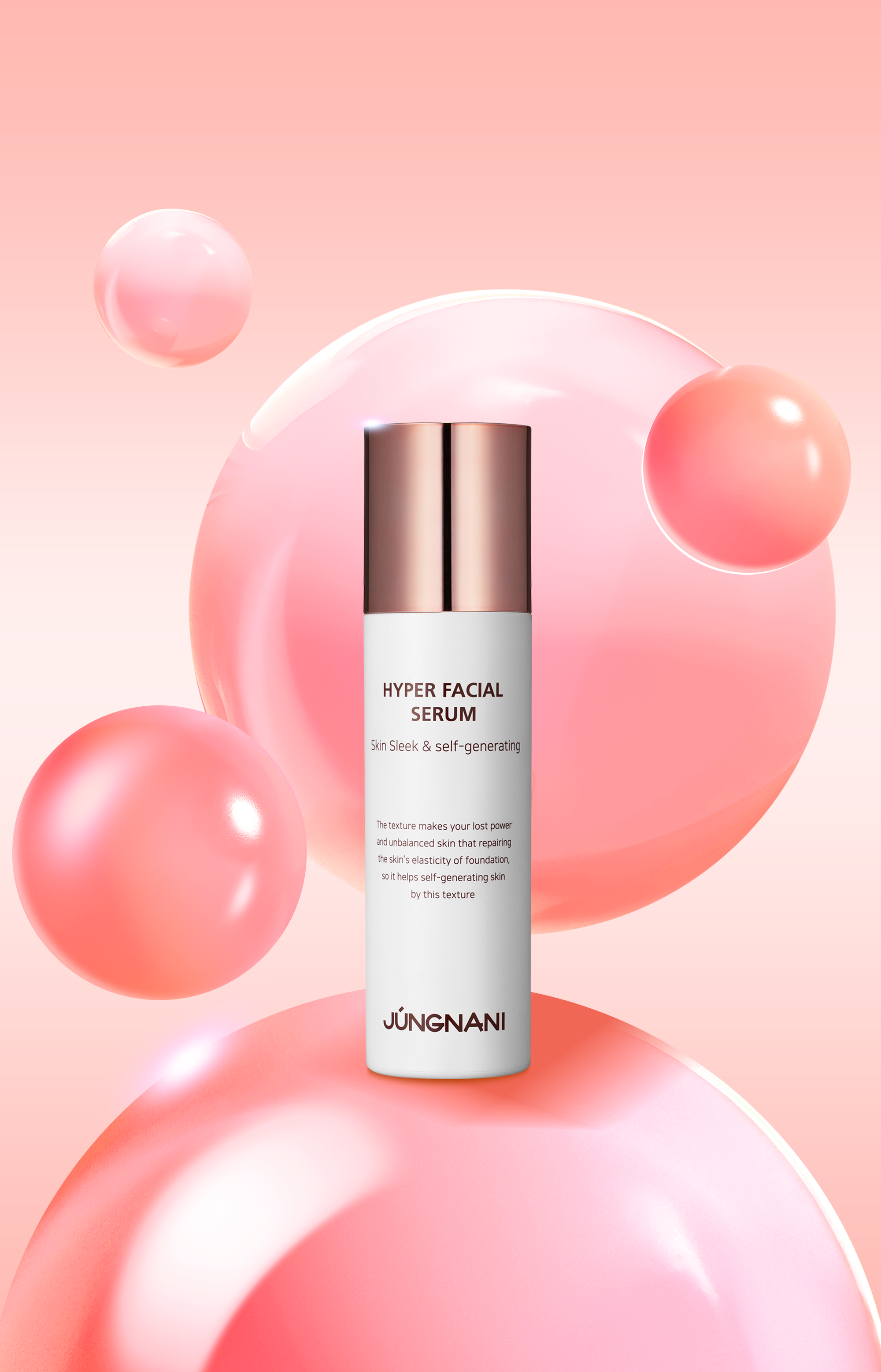 Serum JUNGNANI Hyper Facial Serum giúp chống lão hoá trắng da phục hồi da dưỡng ẩm Hàn Quốc 45ml