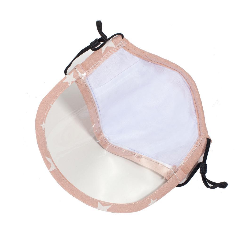 Kids Cotton Mouth Cover Face Masks With PM2.5 Filters & Eye