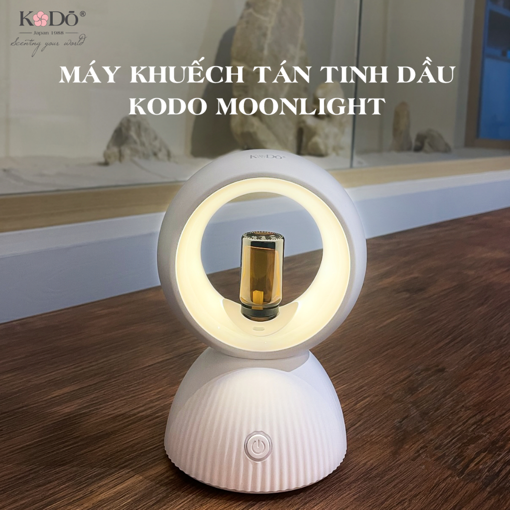 KODO MOONLIGHT - Máy Khuếch Tán Tinh Dầu Phun Sương Không Cần Nước, Diện Tích 200m2, Sạc Pin