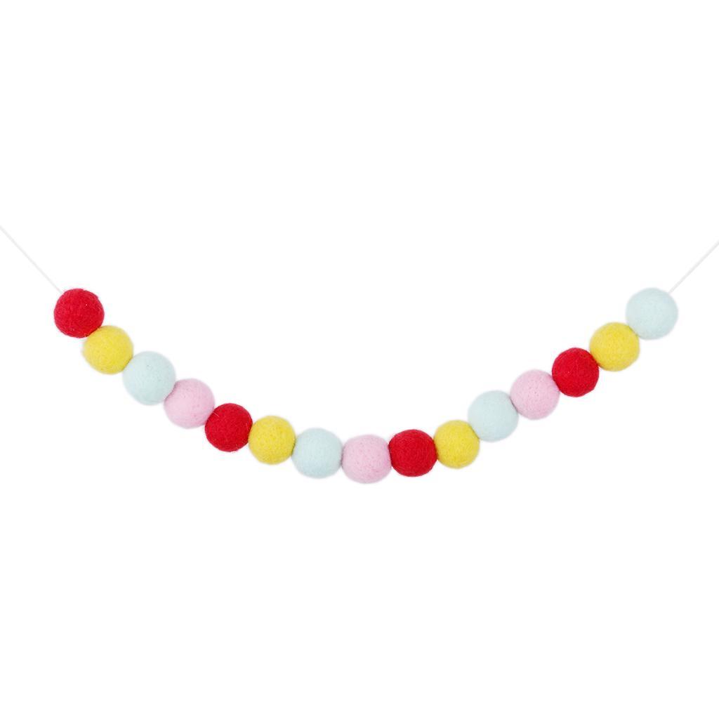 Felt Flags Bunting Garland Banner Party Hanging Decor